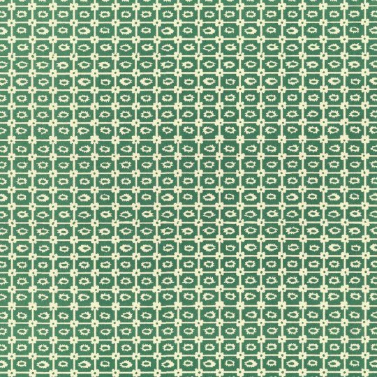 Green Geometric Print Italian Paper ~ Carta Varese Italy